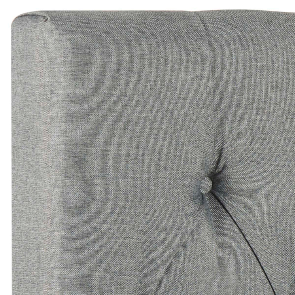 Safavieh Axel Grey Linen Tufted Headboard  - Grey