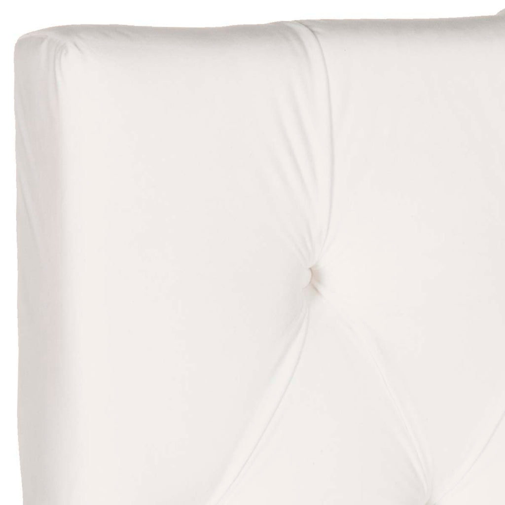 Safavieh Axel White Tufted  Headboard - White