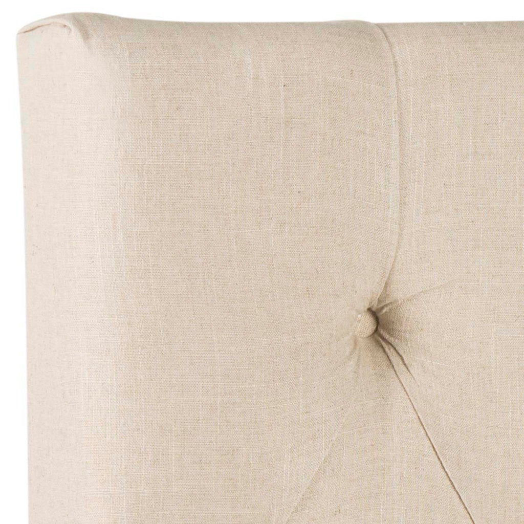 Safavieh Axel Hemp Linen Tufted Headboard  - Hemp