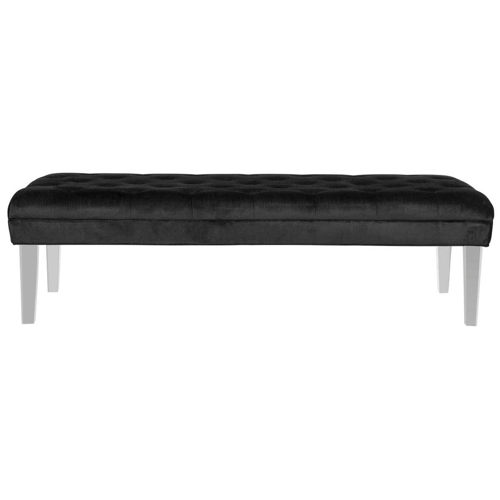 Safavieh Abrosia Tufted Bench - Black