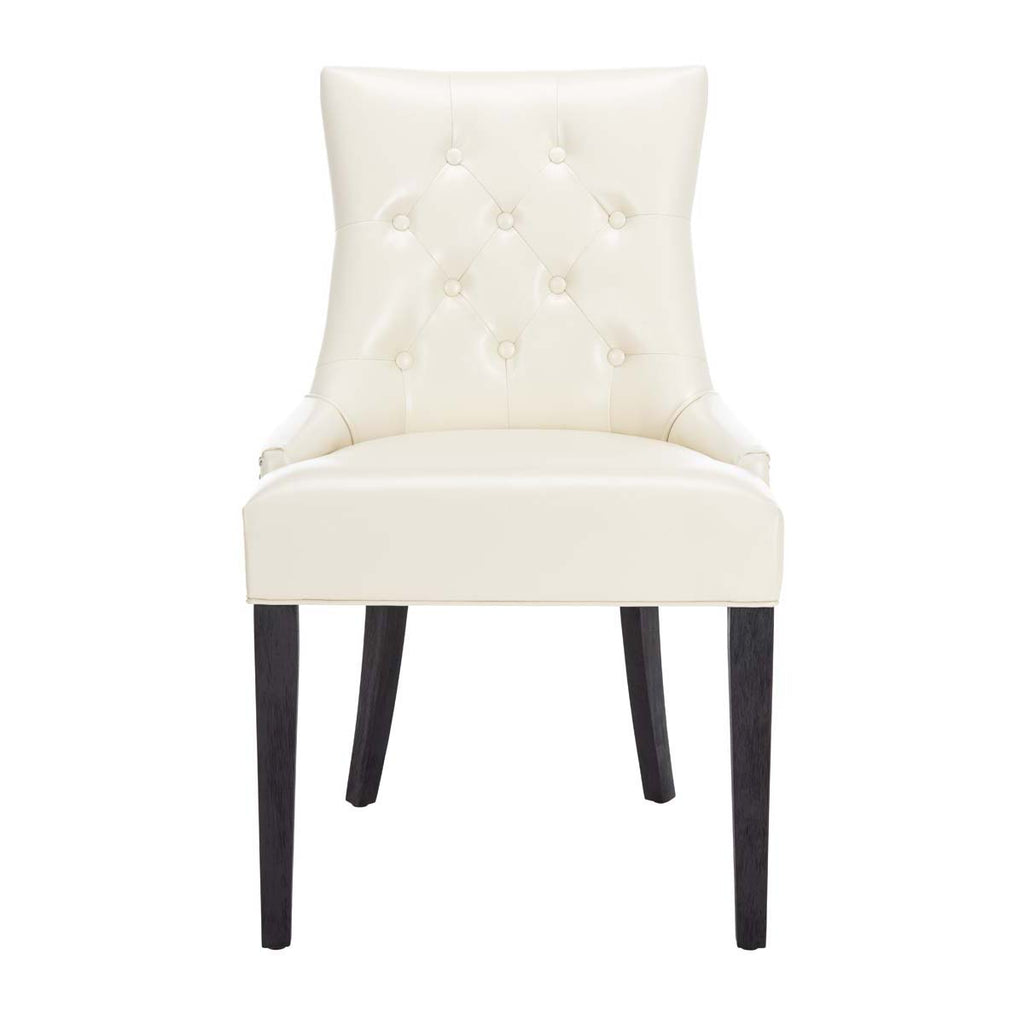 Abby 19''H Tufted Side Chairs (Set of 2) | Safavieh - MCR4701-Flat Cream