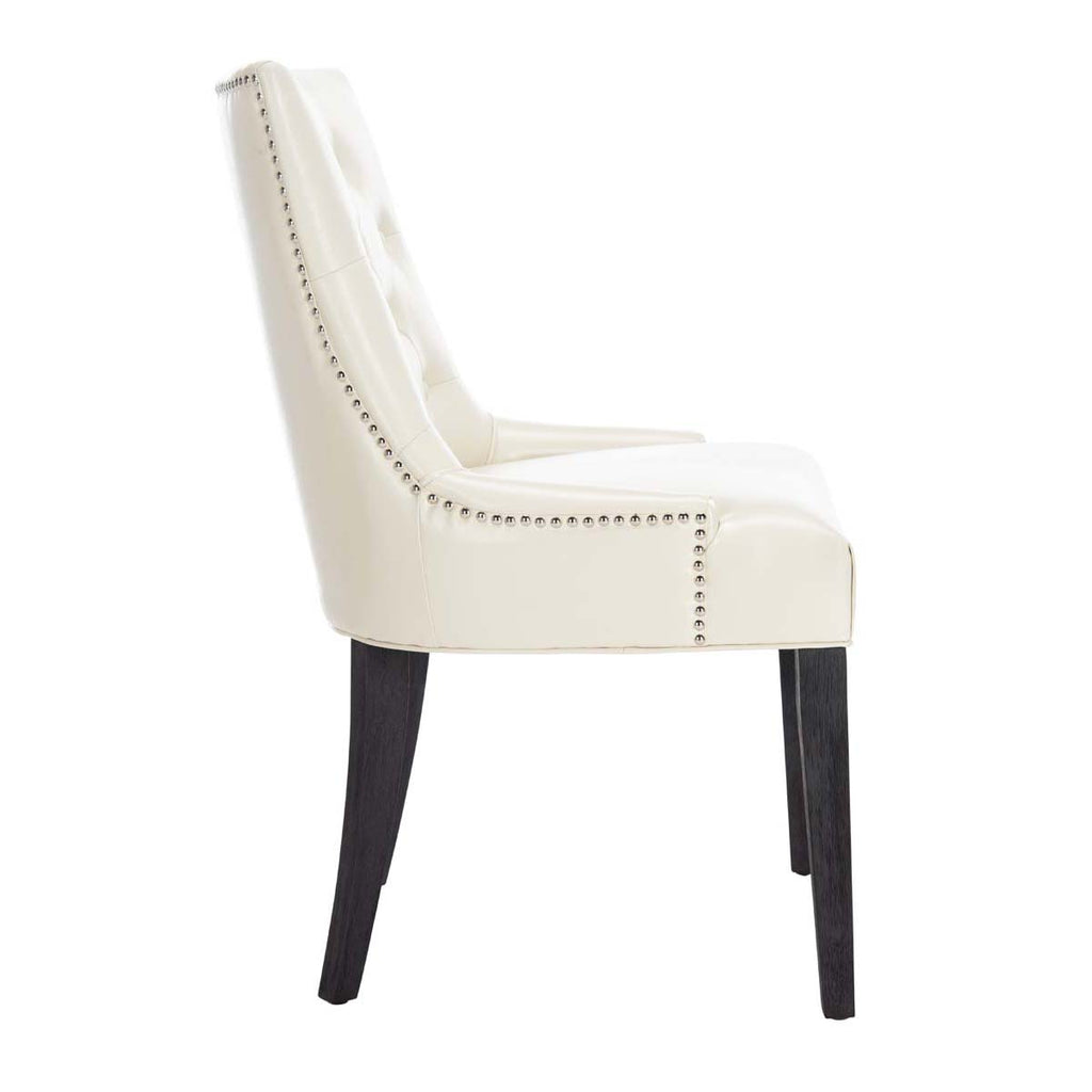 Abby 19''H Tufted Side Chairs (Set of 2) | Safavieh - MCR4701-Flat Cream