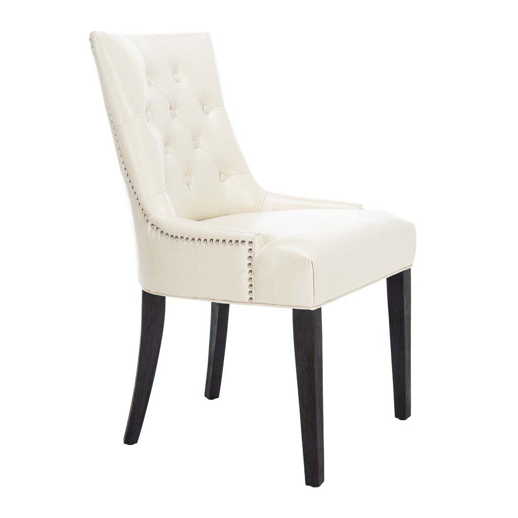 Abby 19''H Tufted Side Chairs (Set of 2) | Safavieh - MCR4701-Flat Cream