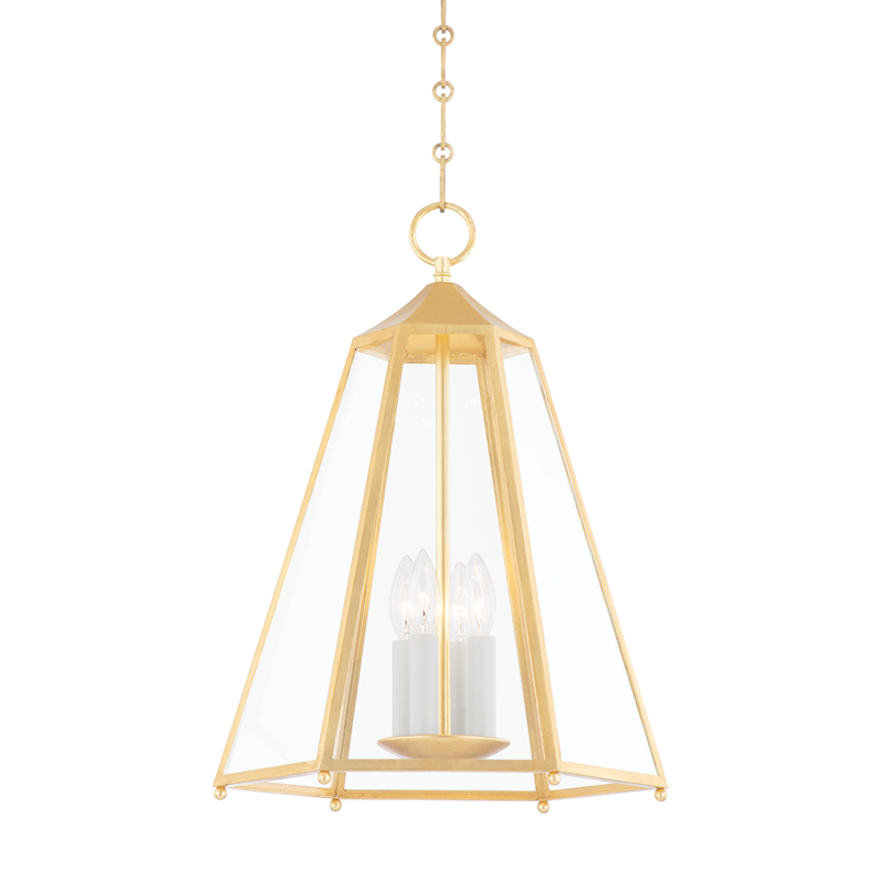 Hudson Valley Lighting 4 Light Chandelier - Gold Leaf