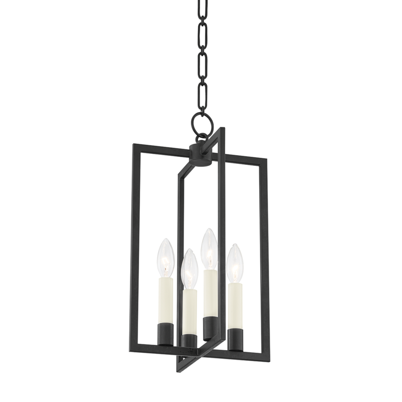 Hudson Valley Lighting 4 Light Small Pendant - Aged Iron