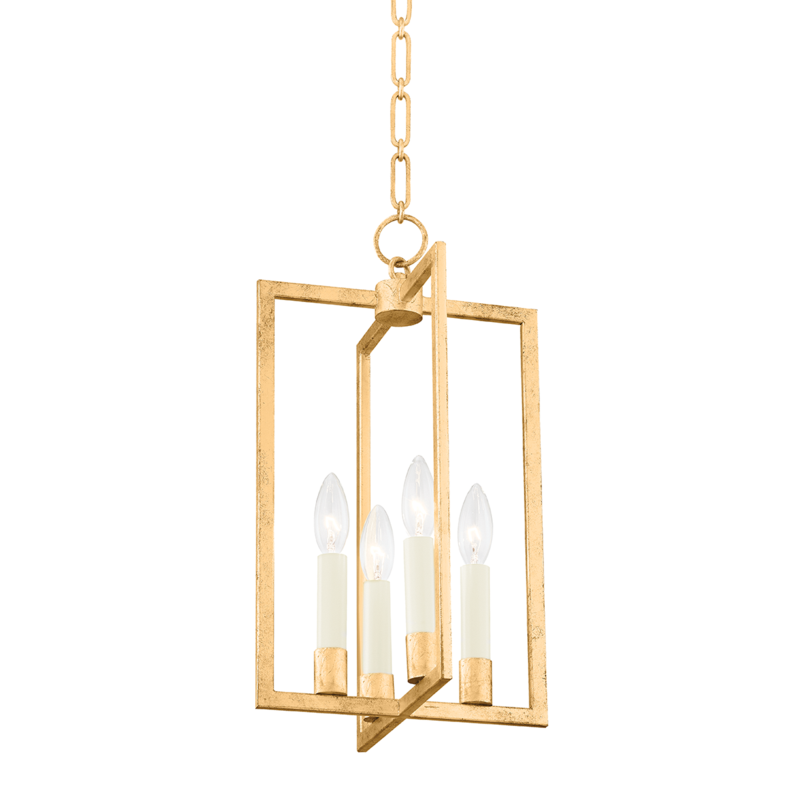 Hudson Valley Lighting 4 Light Small Pendant - Gold Leaf