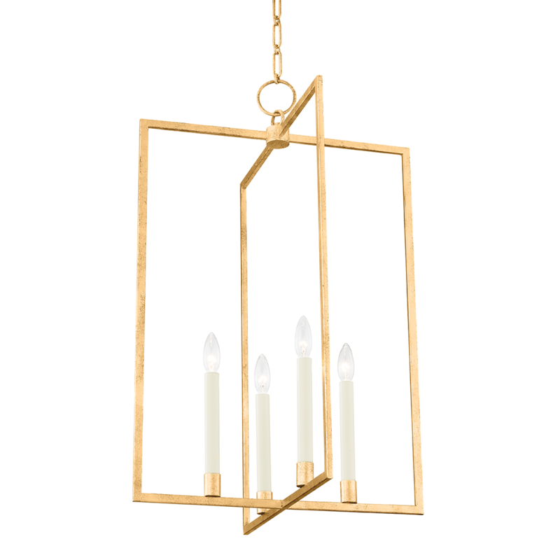 Hudson Valley Lighting 4 Light Large Pendant - Gold Leaf