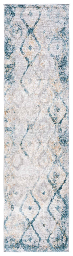 Safavieh Meadow Collection, MDW527F - Grey / Blue Gold