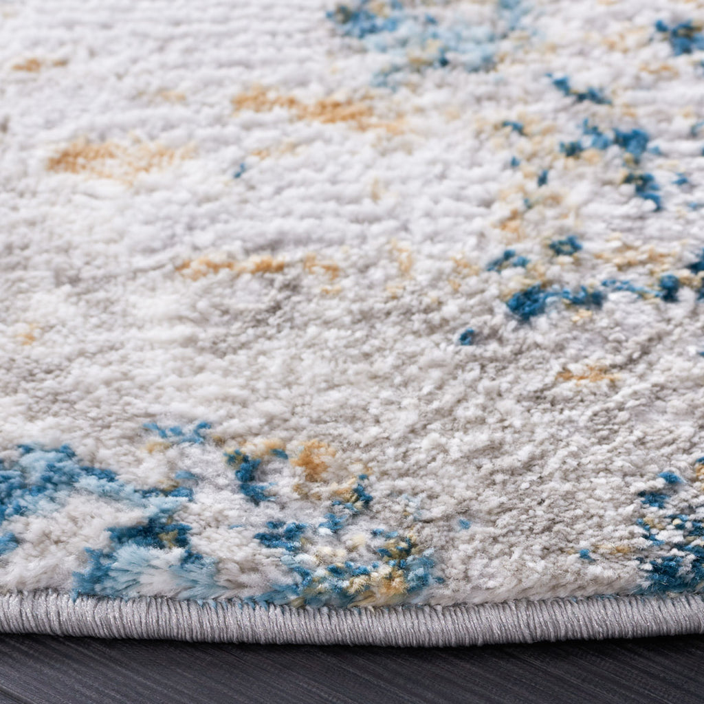 Safavieh Meadow Collection, MDW527F - Grey / Blue Gold