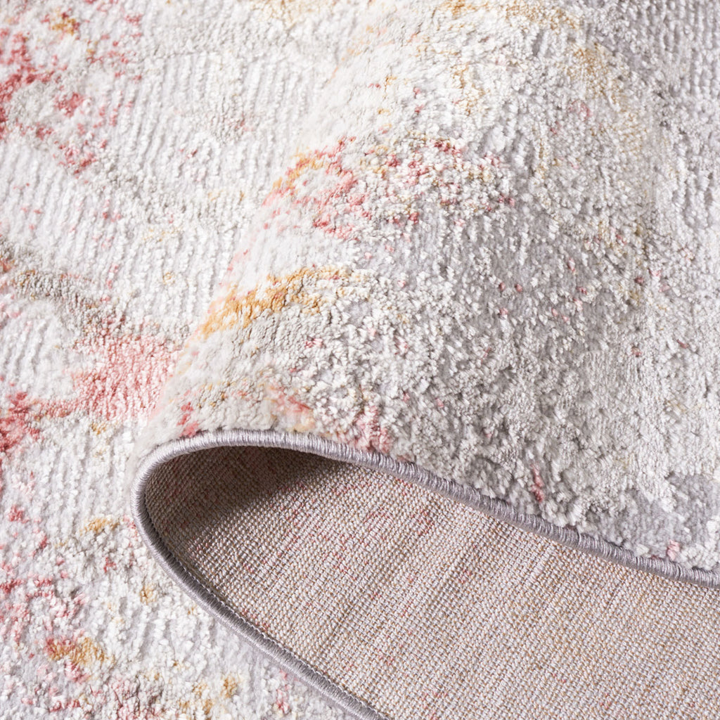 Safavieh Meadow Collection, MDW527G - Grey / Pink