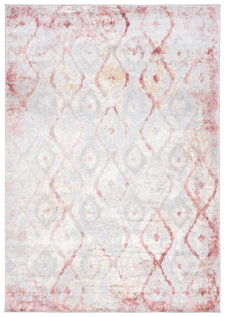 Safavieh Meadow Collection, MDW527G - Grey / Pink