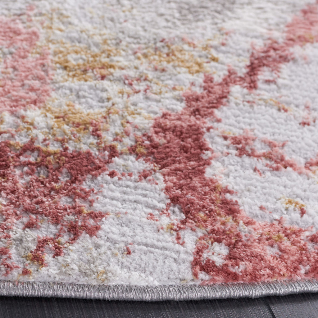 Safavieh Meadow Collection, MDW527G - Grey / Pink