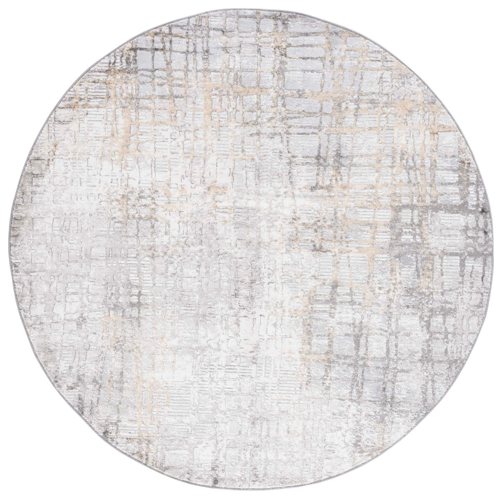 Safavieh Meadow Collection, MDW550F - Light Grey / Gold