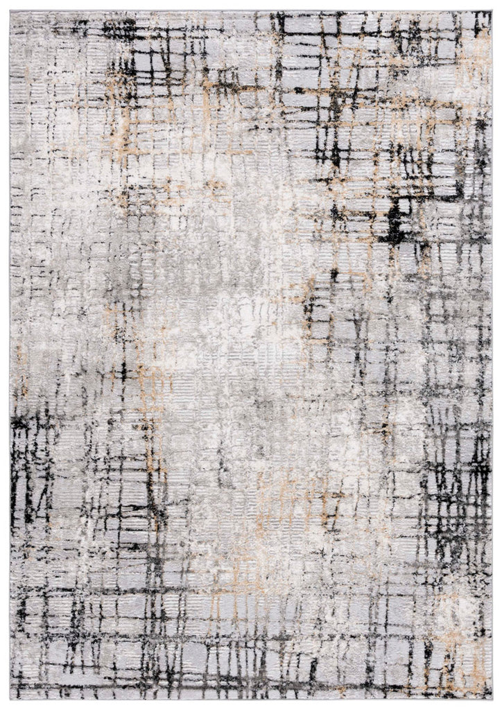 Safavieh Meadow Collection, MDW550G - Light Grey / Black