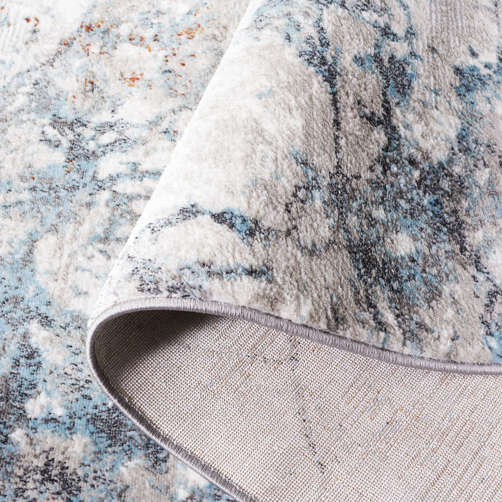 Safavieh Meadow Collection, MDW577F - Grey / Blue