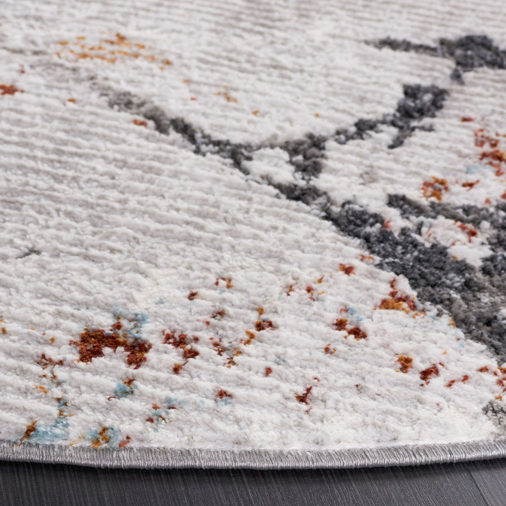 Safavieh Meadow Collection, MDW597H - Light Grey / Black