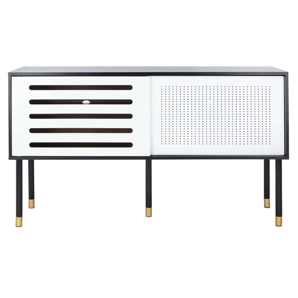 Safavieh Shiloh Tv Stand - White / Black