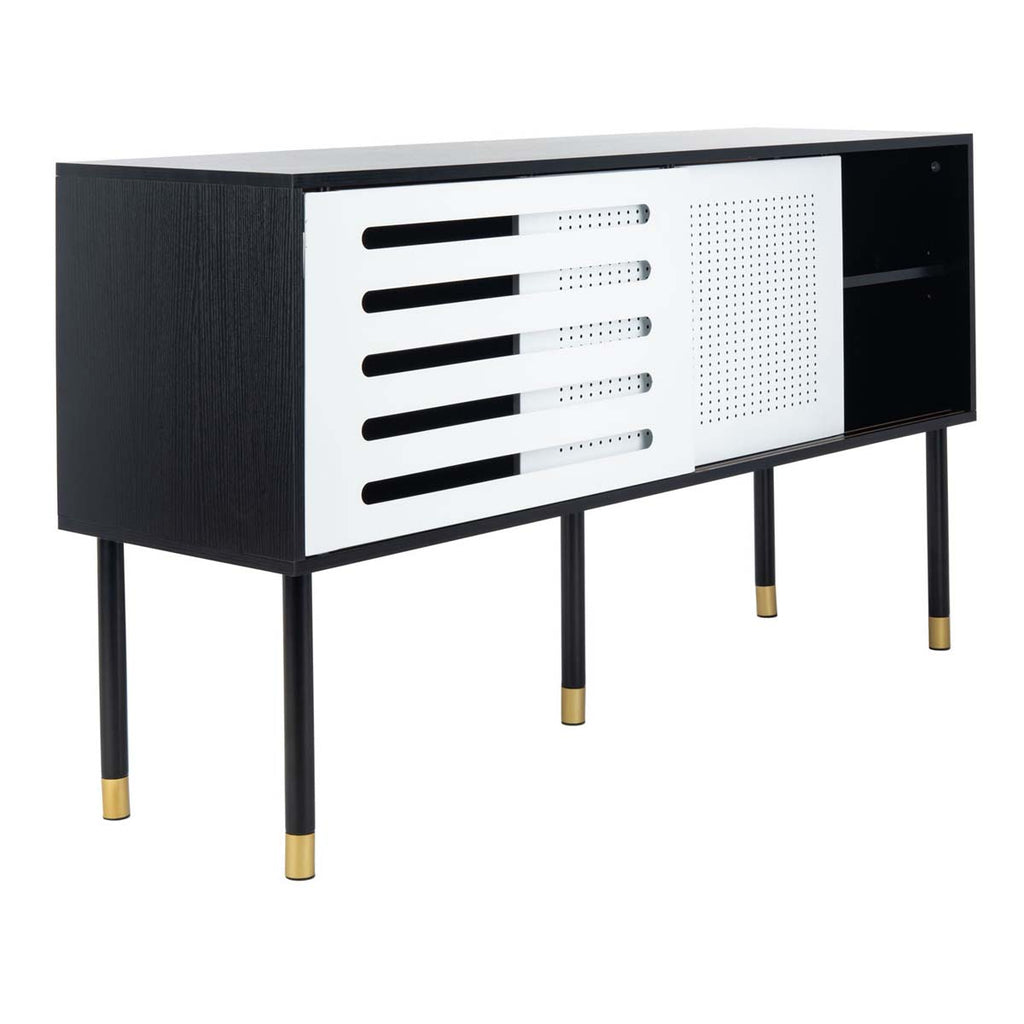 Safavieh Shiloh Tv Stand - White / Black