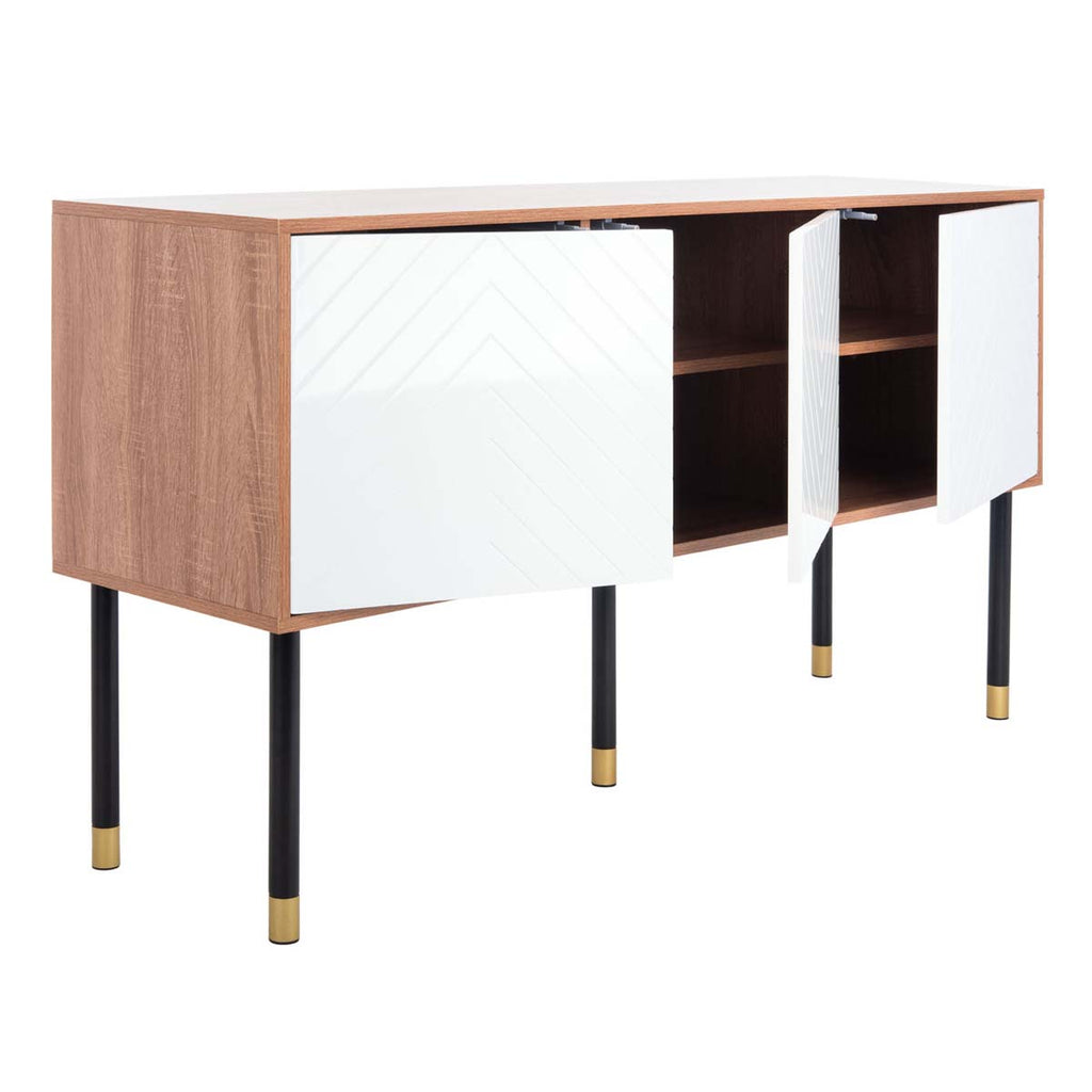 Safavieh Oakley Tv Stand - Natural / White