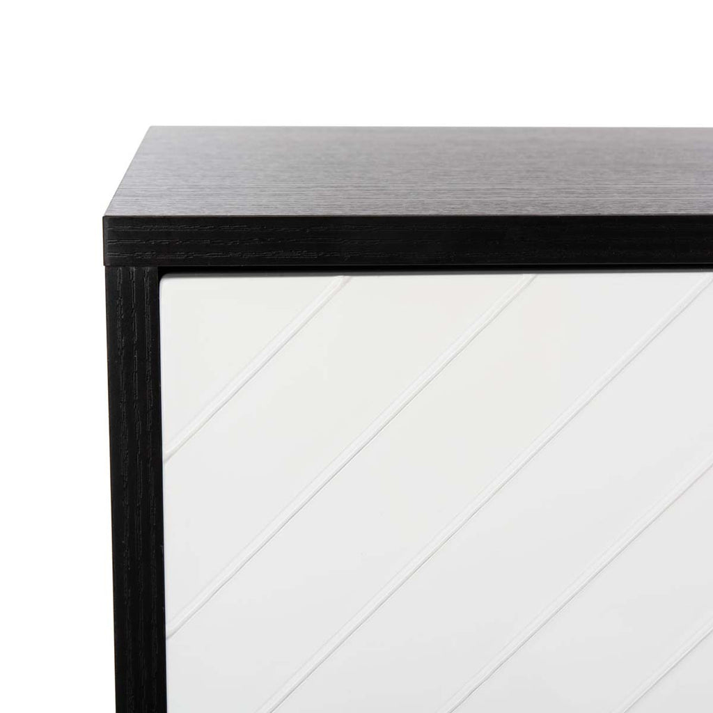 Safavieh Oakley Tv Stand - Black / White