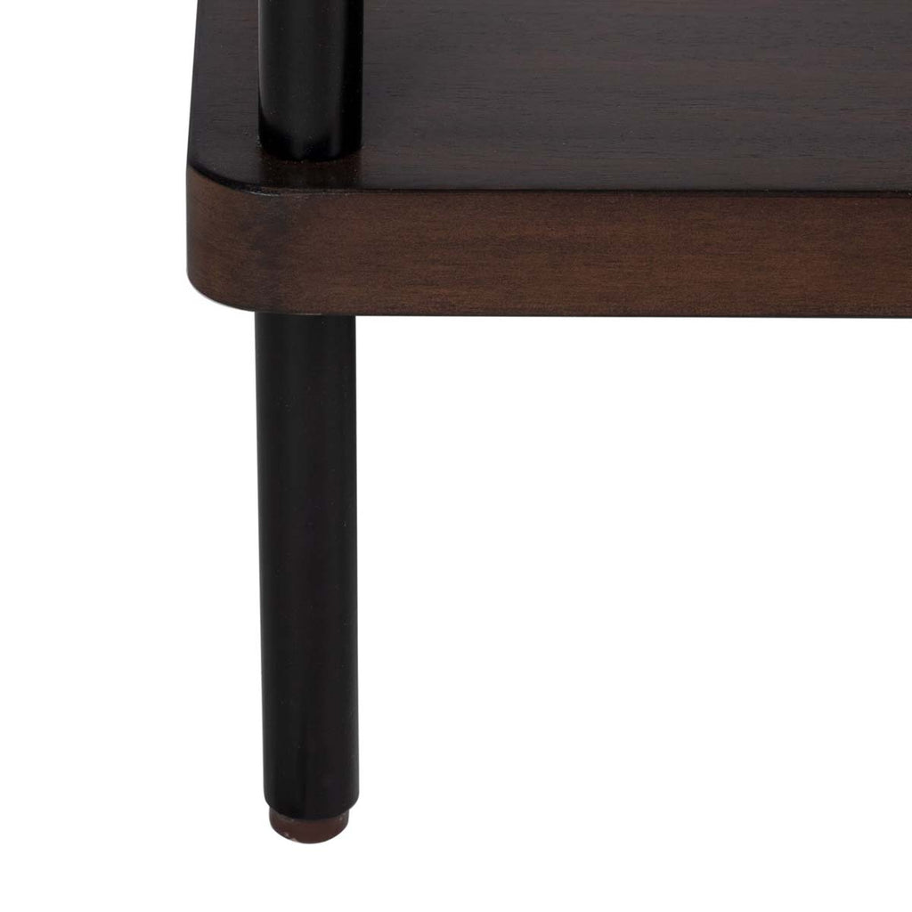 Safavieh Bruno Industrial Tv Stand - Walnut / Black