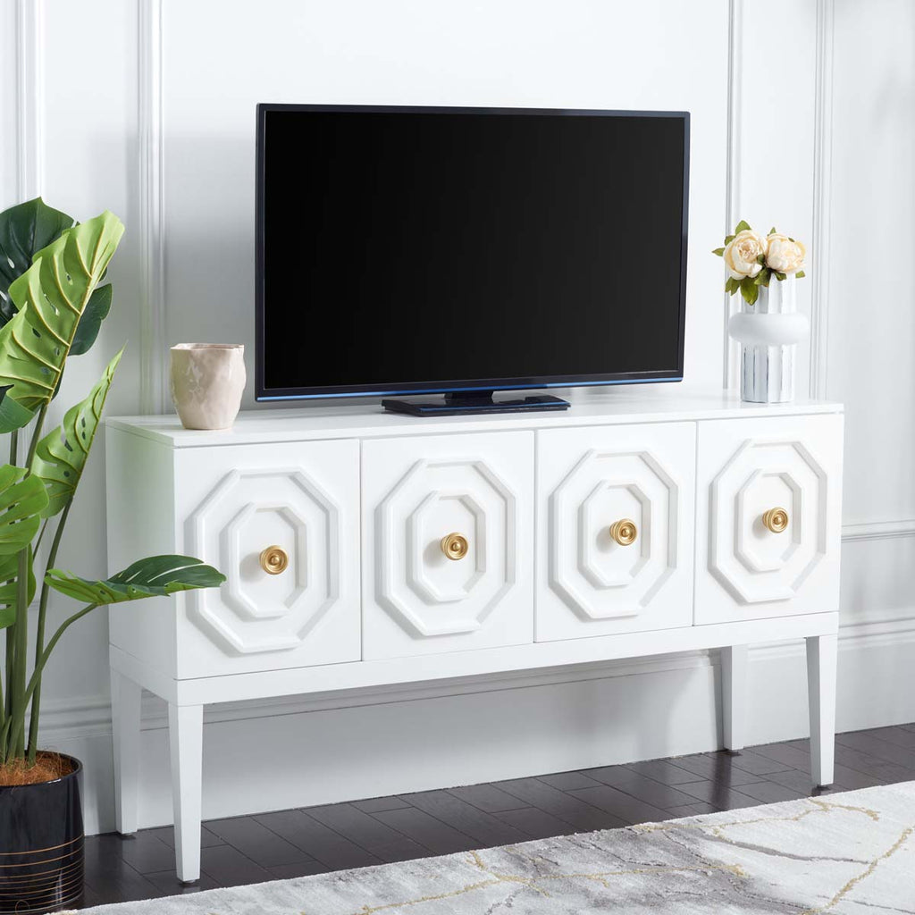 Safavieh Riya 3 Door 2 Shelf Sideboard  - White