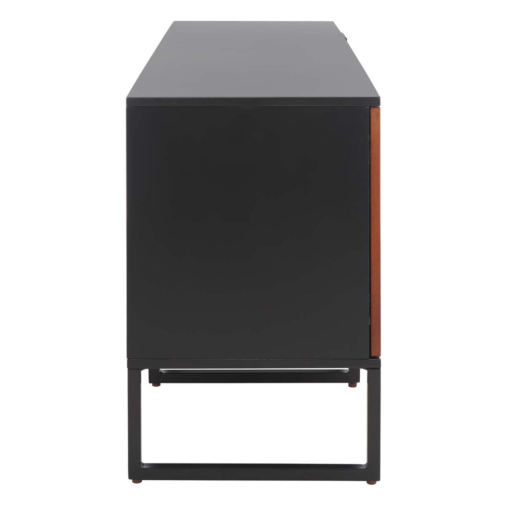 Safavieh Vance 1 Door 2 Drawer 2 Shelf Media Stand - Brown/Black