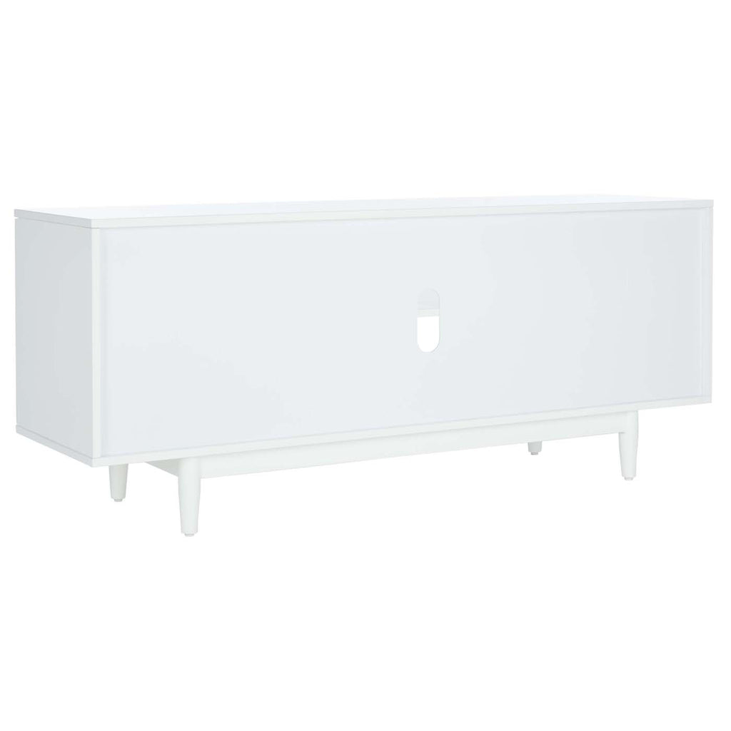 Safavieh Tay 2 Shelf Pattern Media Stand - White Washed