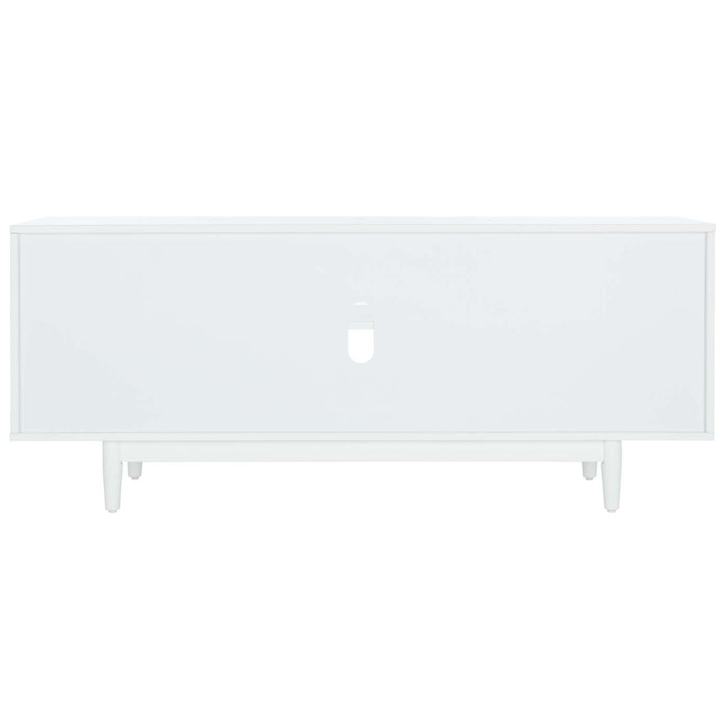 Safavieh Tay 2 Shelf Pattern Media Stand - White Washed