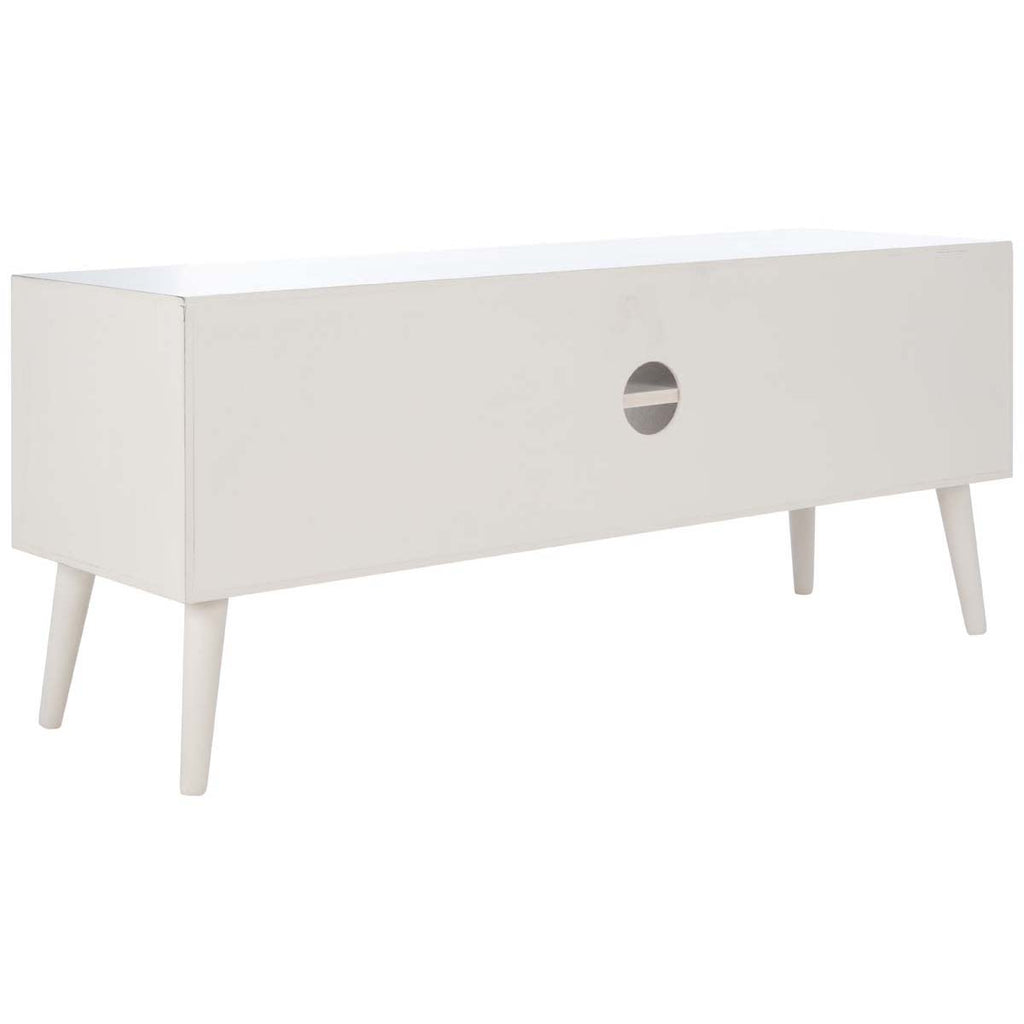 Safavieh Sorrel Mid Century 2 Door 1 Shelf Media Stand - Distressed White