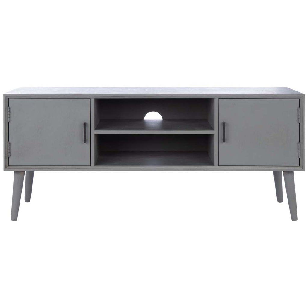 Safavieh Sorrel Mid Century 2 Door 1 Shelf Media Stand - Distressed Grey