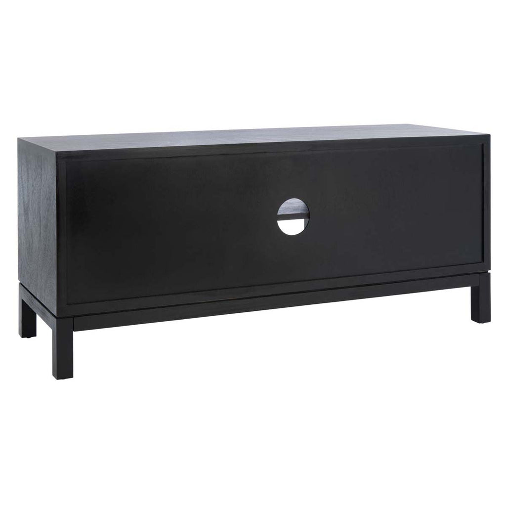 Safavieh Ajana 2 Door 1 Shelf Media Stand - Black / Greige