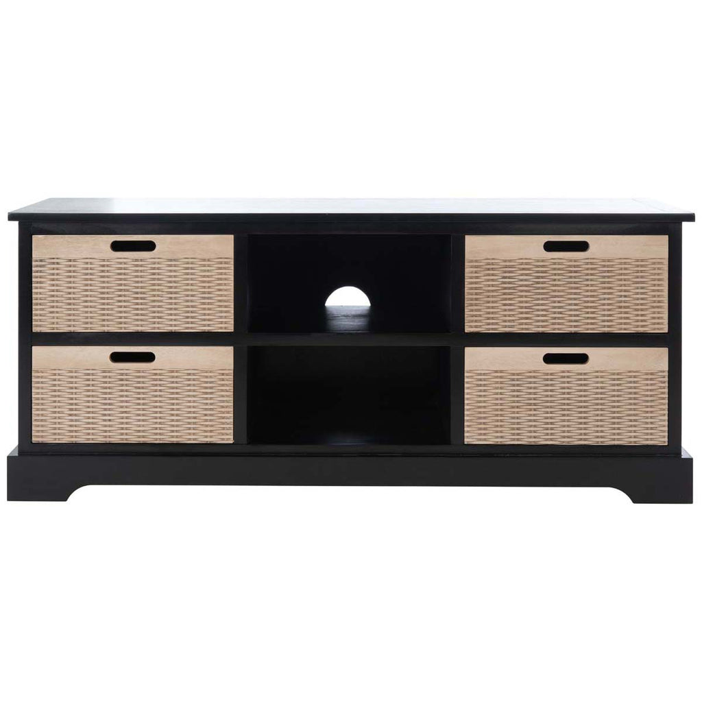 Safavieh Landers 4 Drawer Media Stand - Black