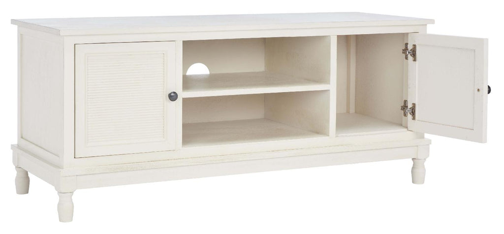 Safavieh Ryder 2 Door 1 Shelf Media Stand - Distressed White