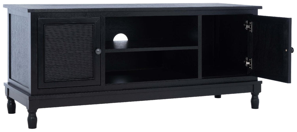 Safavieh Ryder 2 Door 1 Shelf Media Stand - Black