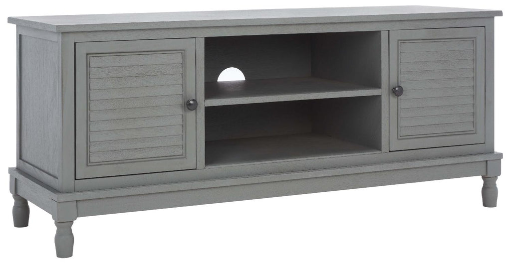 Safavieh Tate 2 Door 1 Shelf Media Stand - Distressed / Grey