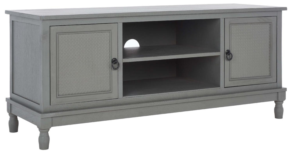 Safavieh Haines 2Dr 1 Shelf Media Stand - Distressed / Grey