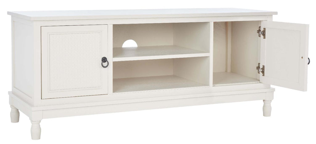 Safavieh Haines 2Dr 1 Shelf Media Stand - White