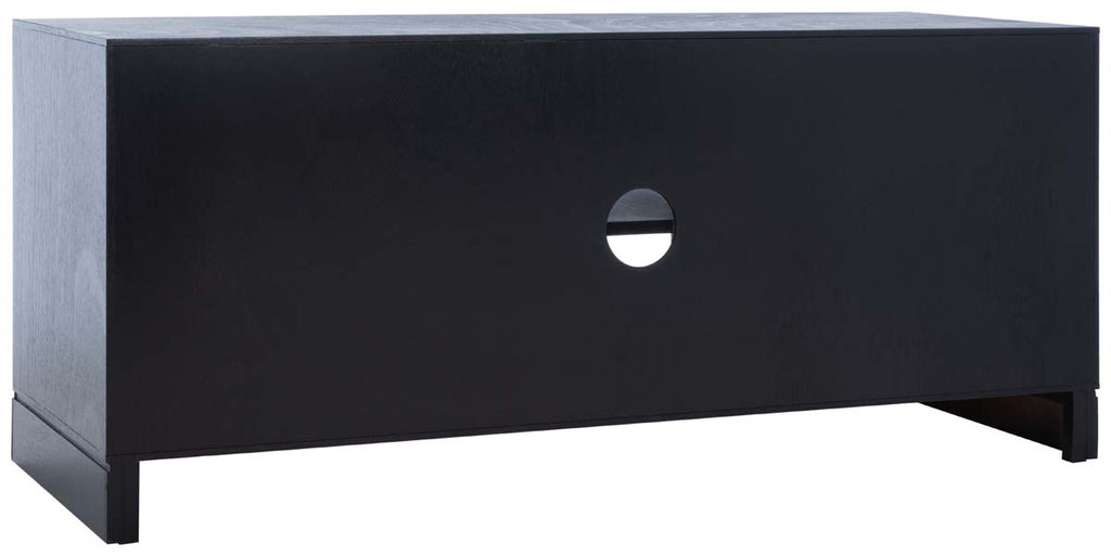 Safavieh Aliyah 2Dr 1 Shelf Media Stand - Black