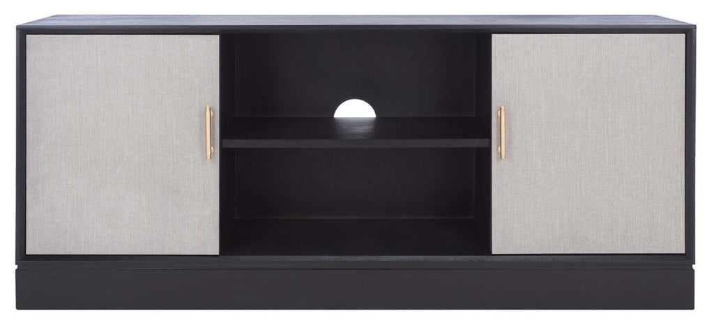 Safavieh Estella 2Dr 1 Shelf Media Stand - Black