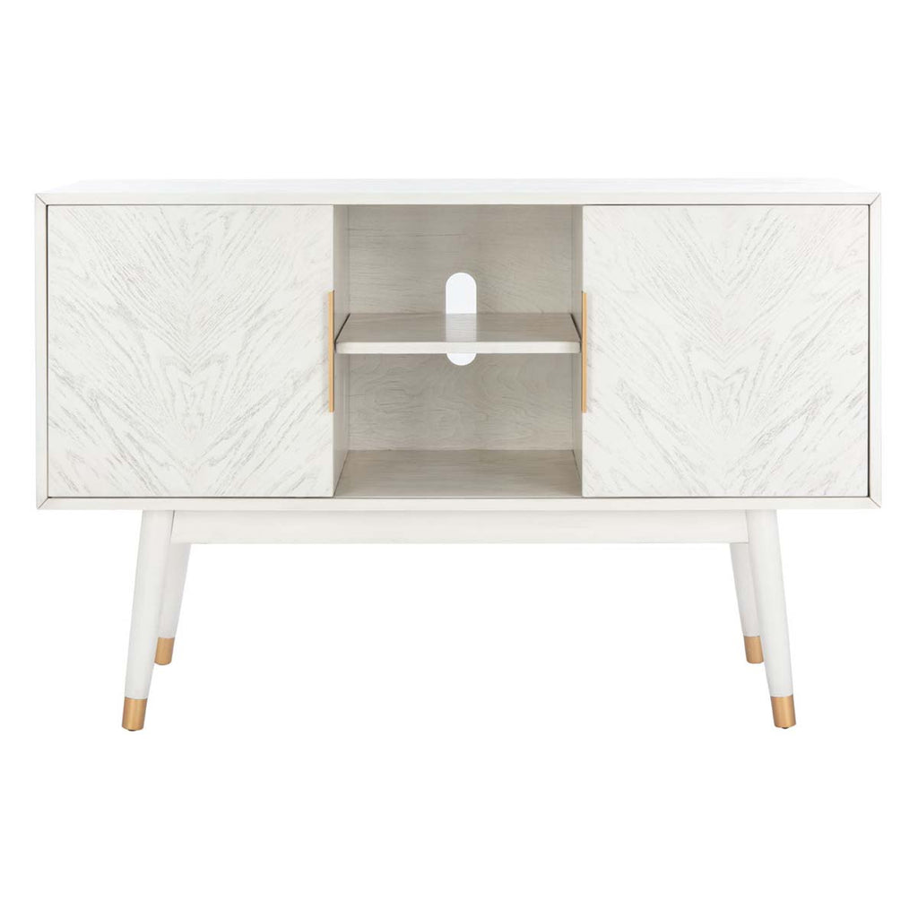 Safavieh Ligia 2 Door Media Stand - White Washed