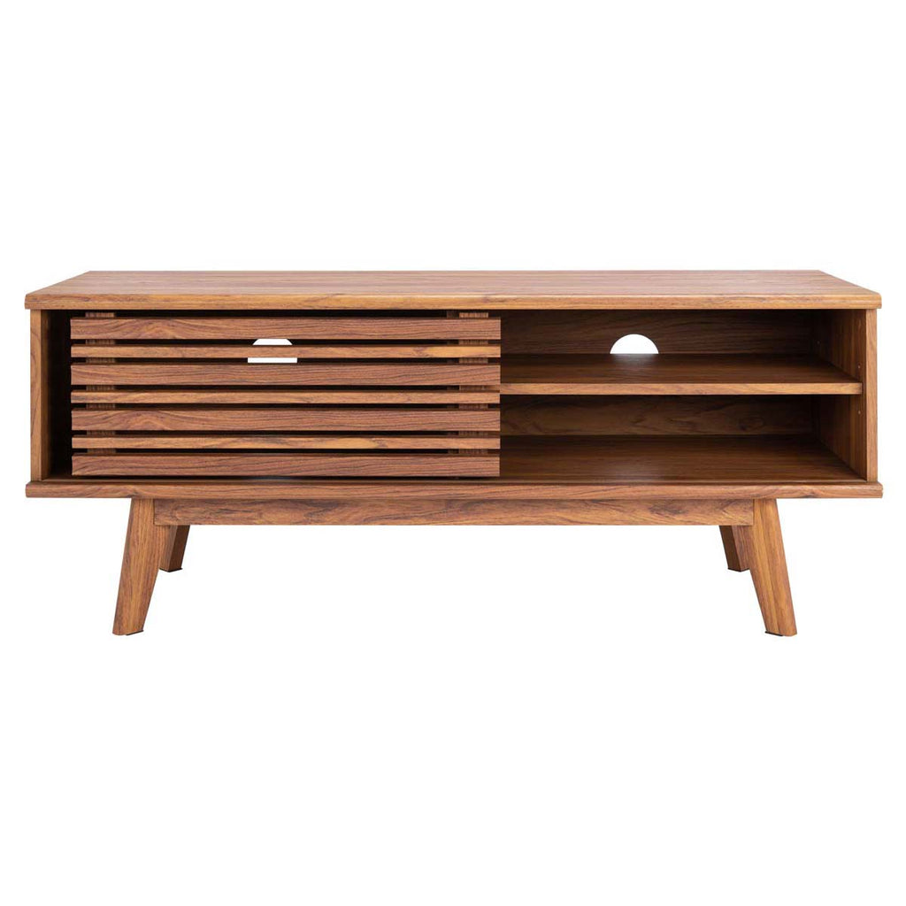 Safavieh Aurelio 1 Shelf Media Stand - Walnut