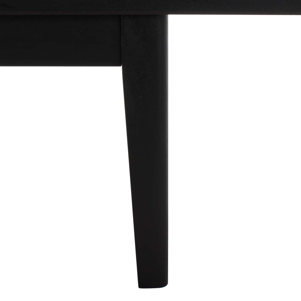 Safavieh Ceu 3 Drawer 1 Shelf Media Stand  - Black