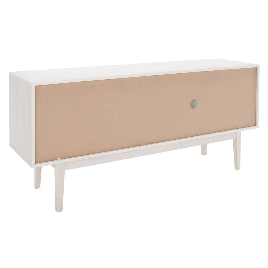 Safavieh Ceu 3 Drawer 1 Shelf Media Stand  - White