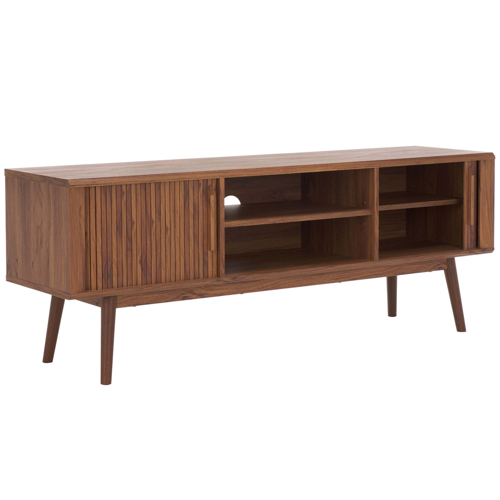 Safavieh Aphra 2 Door 2 Shelf Media Stand - Walnut