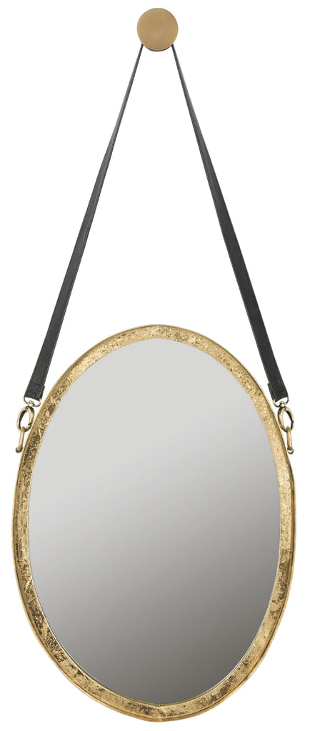 Safavieh Pembroke Strap Mirror-Antique Gold