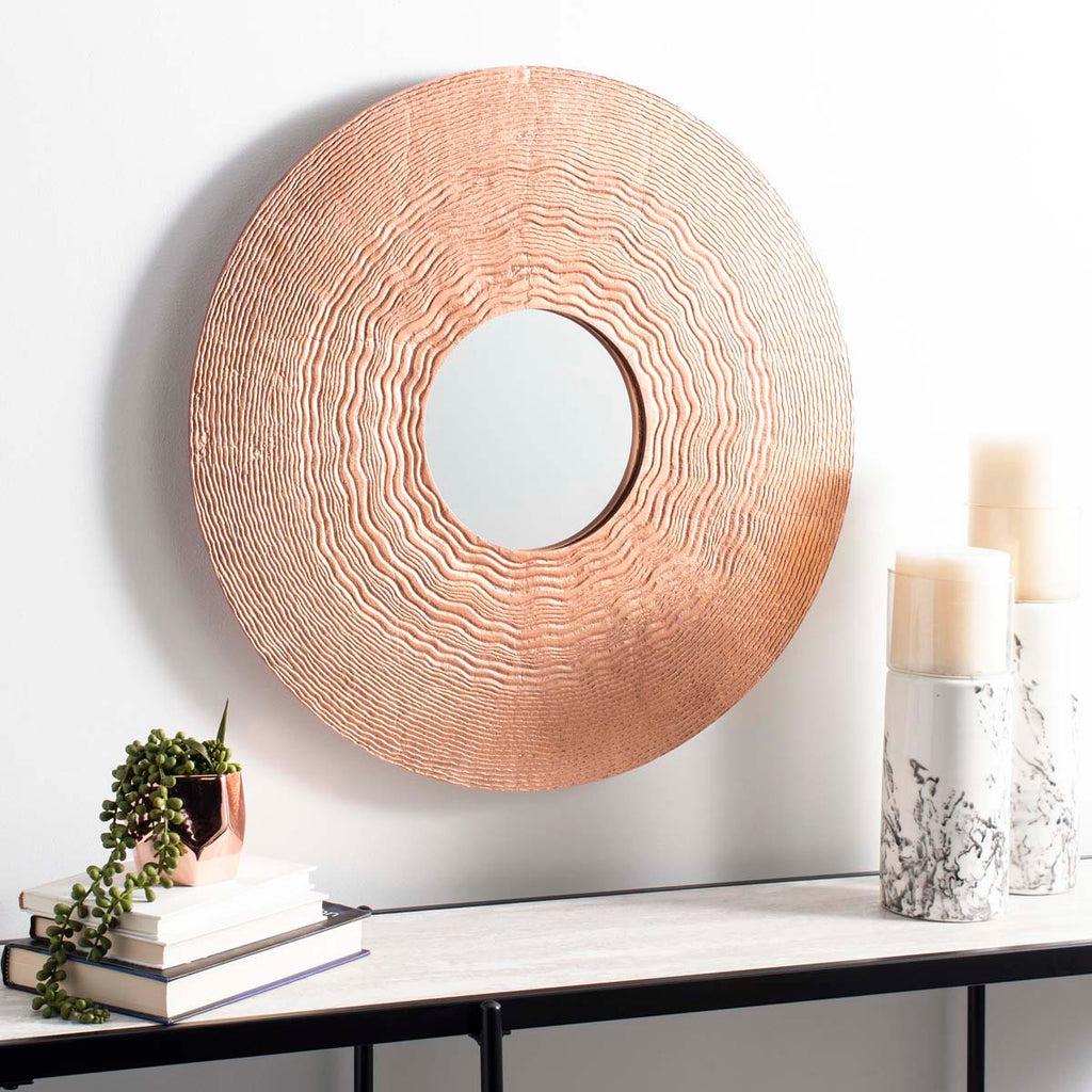 Safavieh Dover Mirror - Brushed Copper