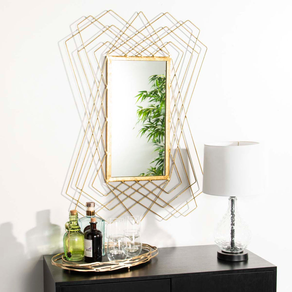 Safavieh Hazelton Mirror - Gold Foil