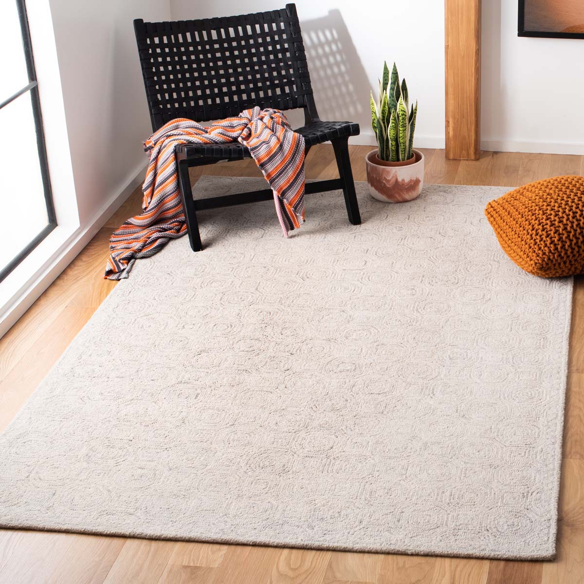 Safavieh Micro-Loop Rug Collection MLP527G - Silver / Grey – Safavieh Home