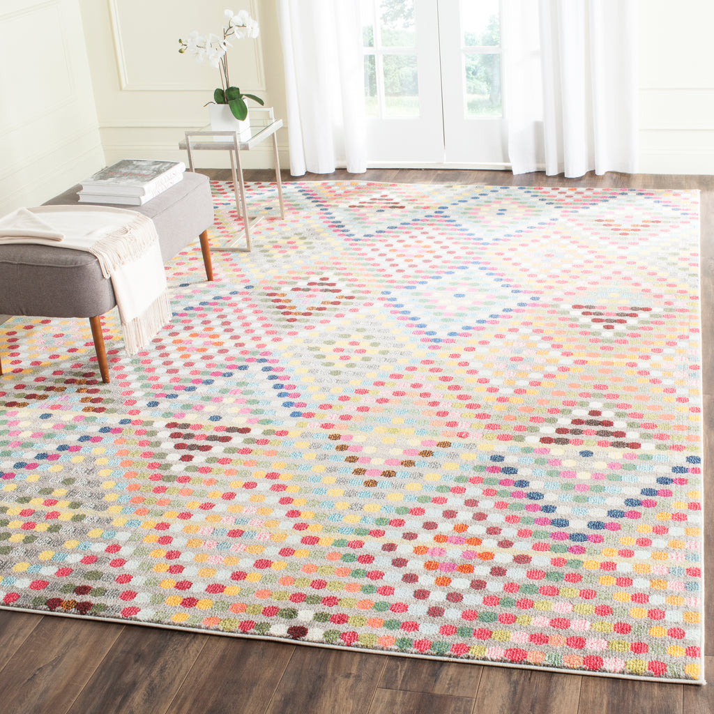 Safavieh Monaco Rug Collection MNC204F - Multi / Beige